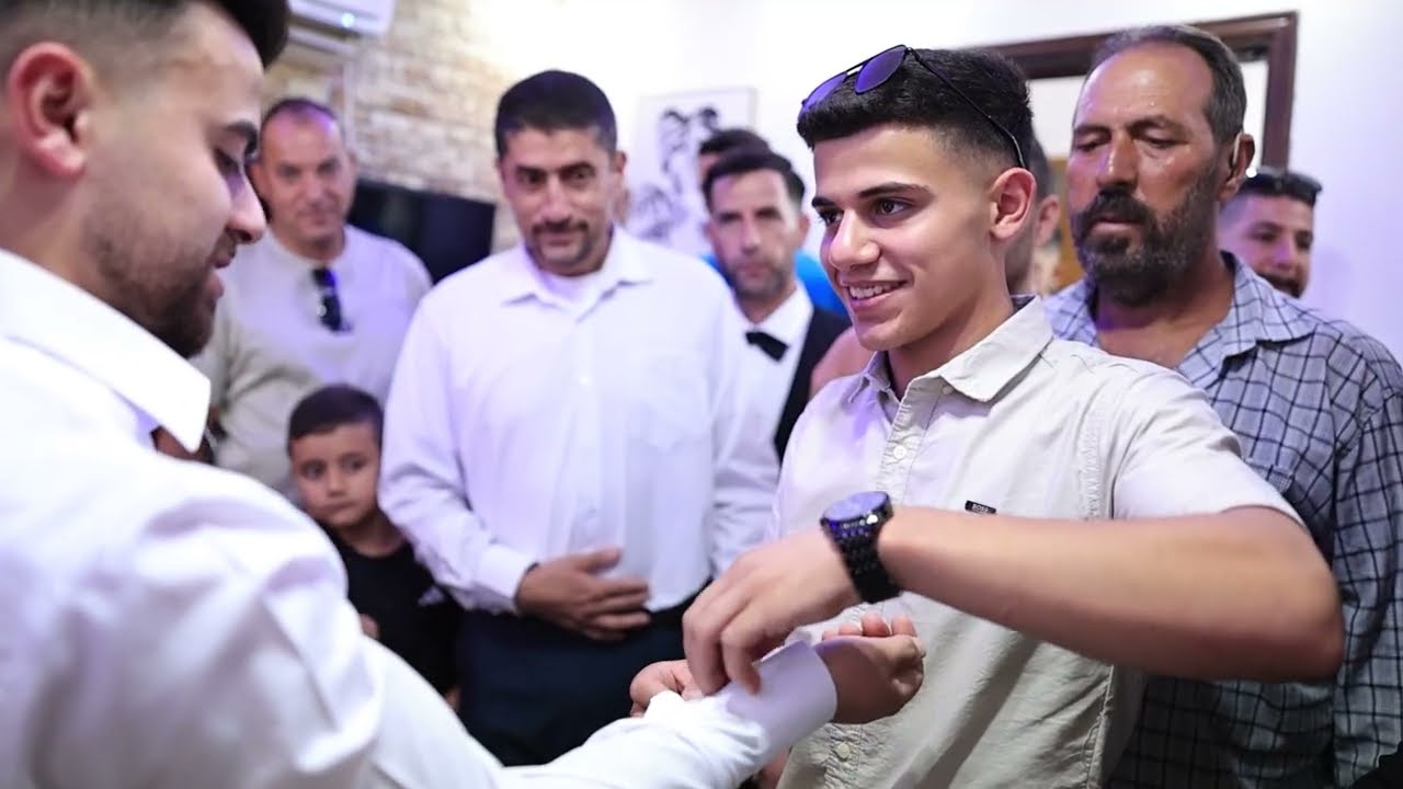 حمام العريس أسيد محيسن #الفندق ألف مبروووك #تسجيلات_العساف 