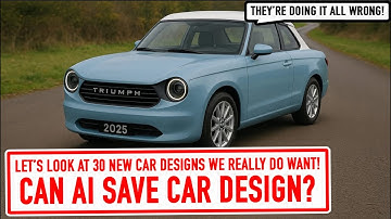 We hebben een GROOT probleem met auto-ontwerp, maar AI kan helpen! Kijk eens naar deze concepten 😍😍