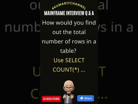 Mainframe DB2 Interview Q & A #kumaritchannel #ibm #mainframe #mainframedb2 apr 15