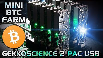 Mini Bitcoin Mining Farm: Gekkoscience 2PAC USB (SHA256) How to