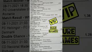 NOVEMBER 08 2021 20+ ODDs BETTING TIPS TODAY 90% ACCURATE SURE FOOTBALL FIXED MATCHES PREDICTION screenshot 5