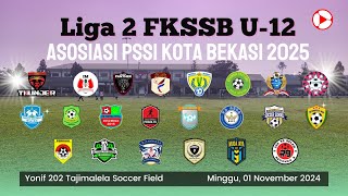 Liga FKSSB U-12 Kota Bekasi 01 November 2025, Lapangan 1 Yonif Tajimalela