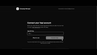 How to Connect Vapi Account in AI Voice Campaign Manager (Setup Guide) screenshot 2