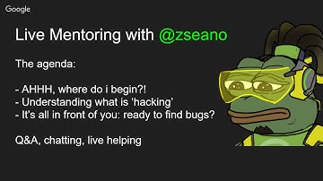 The first ever live hacker mentoring with zseano