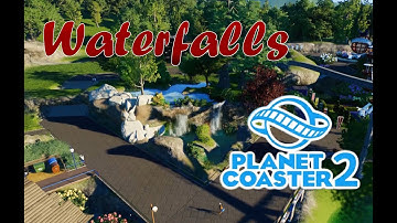 Waterfalls on Planet Coaster 2 - The endless creativity of it!