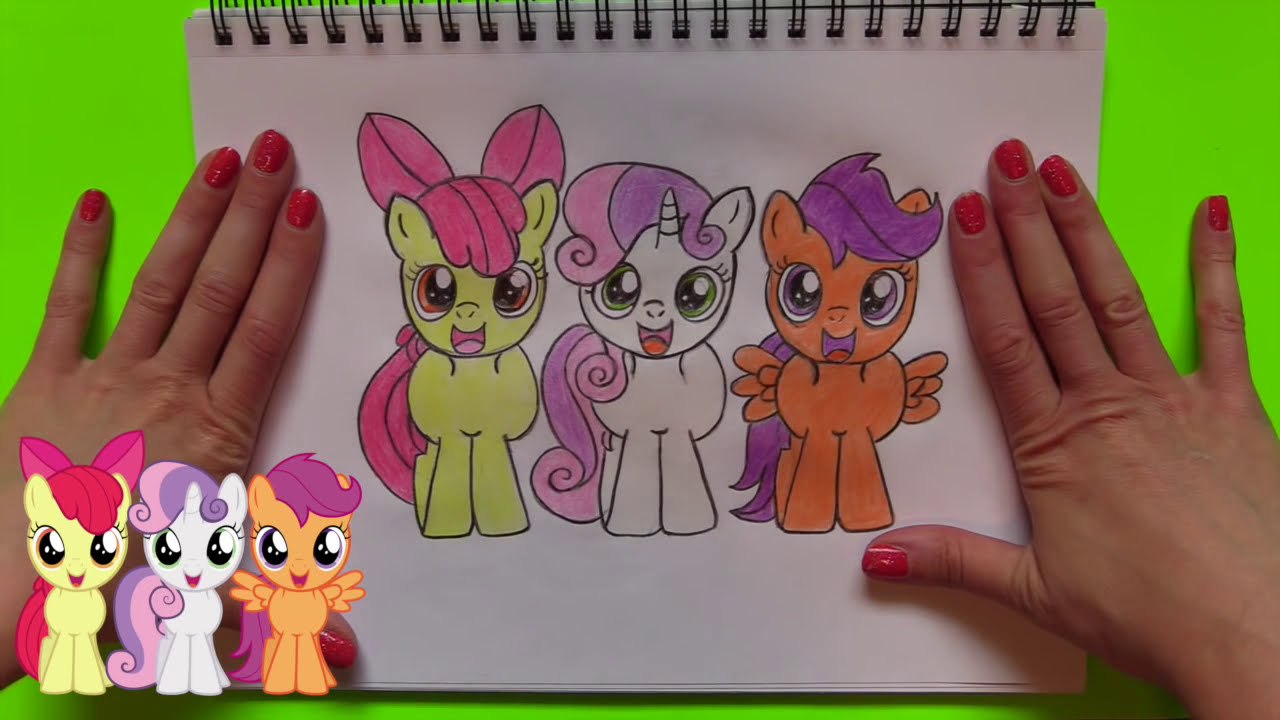 How to Draw My Little Pony "Cutie Mark Crusaders" Apple 