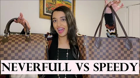 LOUIS VUITTON NEVERFULL VS SPEEDY! | REVIEW, COMPARISON, PROS, CONS, & WHICH ONE IS TO BUY FIRST!