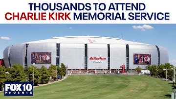 More than 100,000 people expected to attend Charlie Kirk memorial service l FOX 10 Phoenix