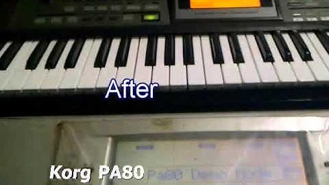 Dimz Art KORG PA80 Tone Generator Problem