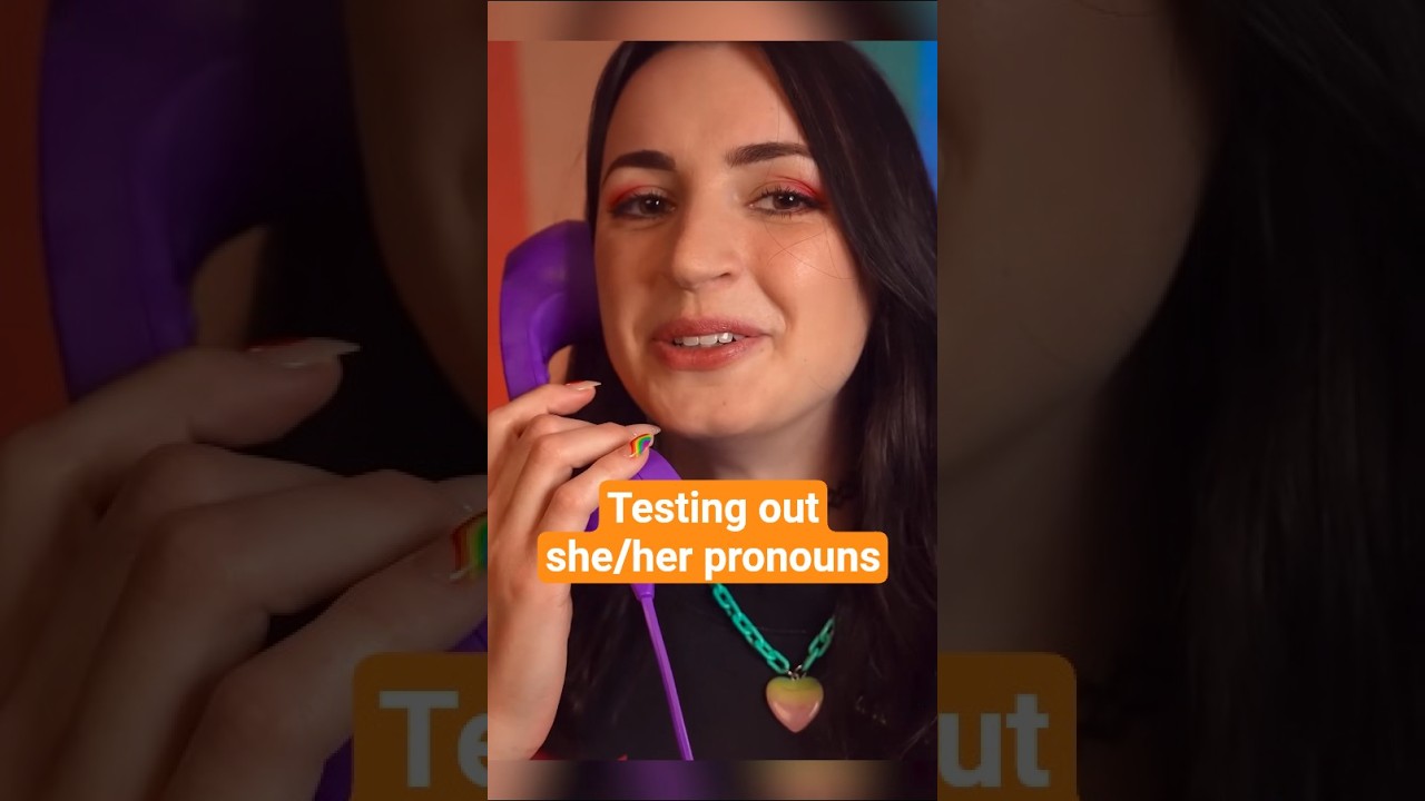 ASMR - Test out she/her pronouns! #shorts