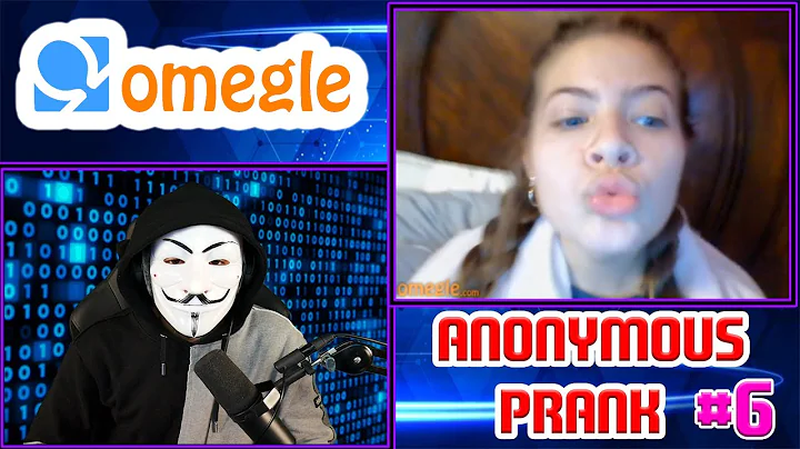 Anonymous Hacking into OMEGLE Video Prank - #6 - Funny Reactions