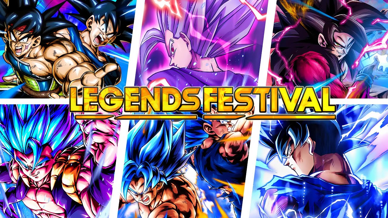 JUGANDO CON CADA EQUIPO DE LOS LEGENDS FESTIVAL en Dragon Ball Legends
