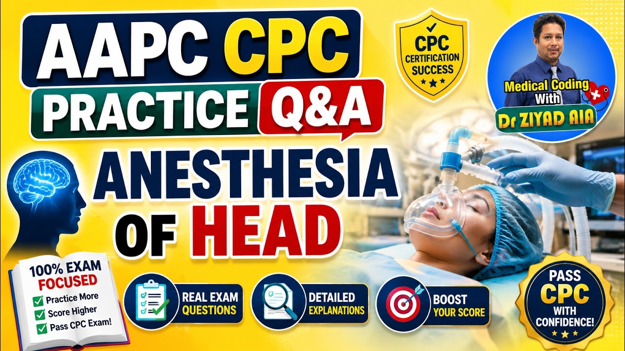 AAPC CPC Exam Practice Questions: CPT Anesthesia Coding for Head ...