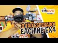 DRONE EACHINE EX4 BOM E BARATO COM GPS GIMBAL DE 3 EIXOS CAMERA 4K MELHOR QUE JJRC X12 AURORA