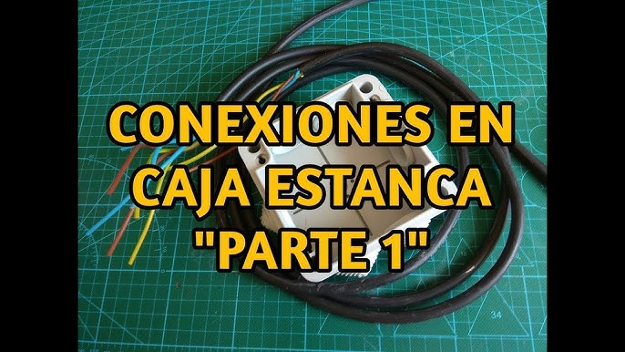 Conector estanco para el exterior o zonas húmedas - Bricomanía