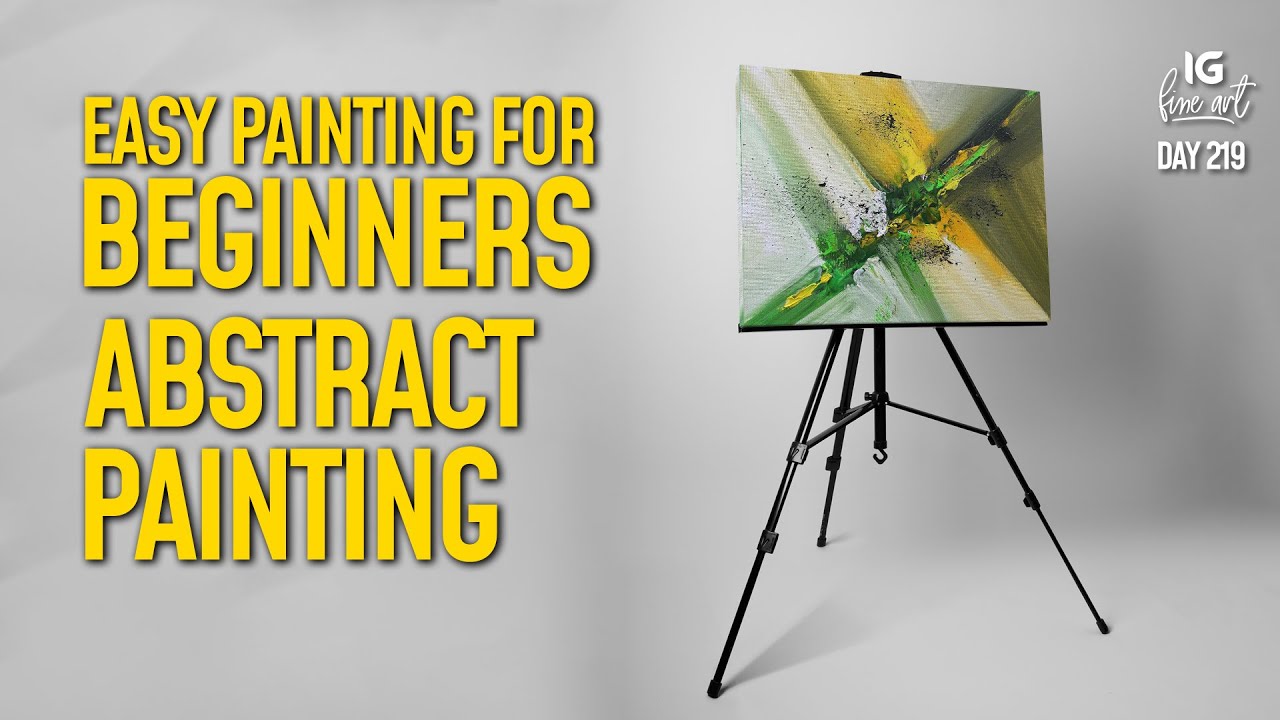 Abstract Painting For Beginners / Easy Painting Ideas / Day 219 YouTube