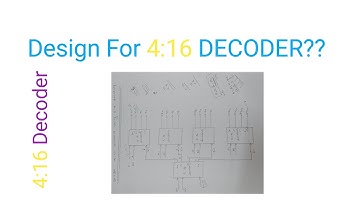 Design of 4:16 DECODER using 2:4 DECODER / How to design 4 to 16 DECODER using lower decoders