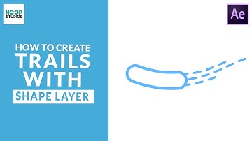 How to create Trails with Shape Layer | After Effects Tutorial | Trail Animation