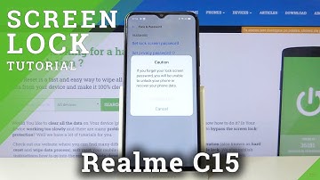 How to Set Lock Method in REALME C15 – Find Lock Options