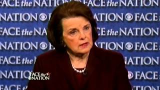 Senator Feinstein discusses assault weapons on CBS