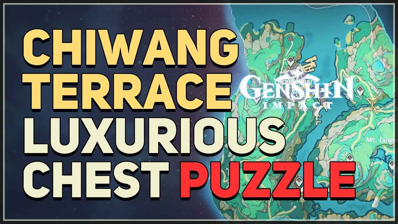 Chiwang Terrace Luxurious Chest Puzzle Genshin Impact YouTube