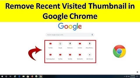 How to Remove Most Visited Thumbnail in Google Chrome in Hindi