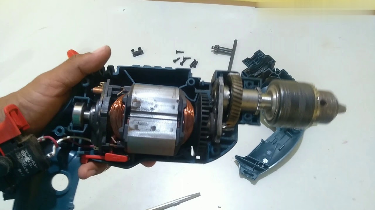 How To Disassemble Drill Machine ll Bosch GSB 501 ll YouTube