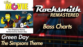 Green Day - The Simpsons Theme | Rocksmith® 2014 Edition | Bass Chart