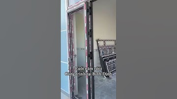Hoàn thiện công trình cửa nhựa composite tại Bình Định #maucuadep #cuaphongngu #cuanhuacomposite
