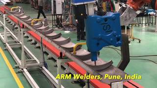 Robotic Spot Welding of Rail coach Carline