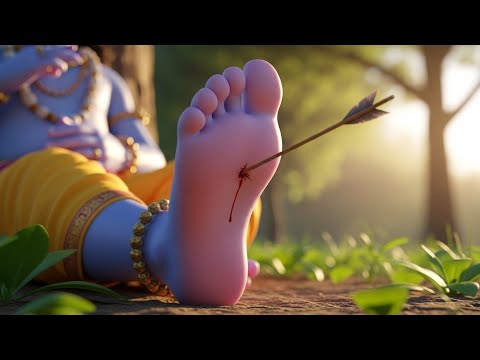 "जब भगवान श्री कृष्ण को लगा बाण… फिर क्या हुआ? 😳 | Hindi Animated Story"