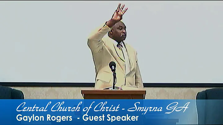 How Jesus Needs Our Help  -  Guest Speaker  -  Gay...