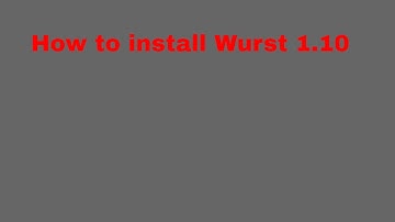 How to Install WURST HACKED CLIENT in Minecraft 1.10( Super Easy!!) How to Hack in Minecraft