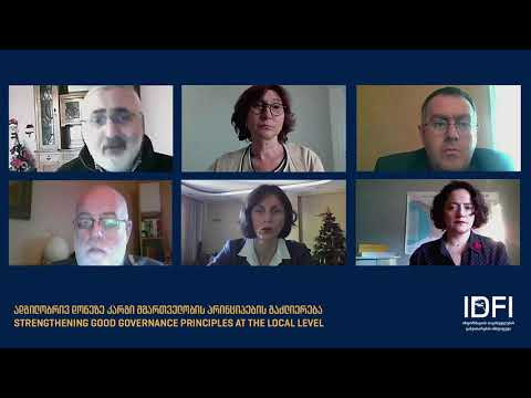 IDFI-ის ონლაინ კონფერენცია: პანელი III: მოქალაქეთა ჩართულობა