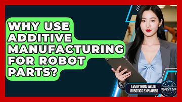 Why Use Additive Manufacturing For Robot Parts? - Everything About Robotics Explained