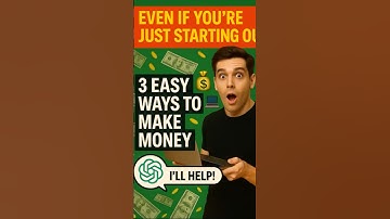 Make Money with ChatGPT in 3 EASY Ways (Even for Beginners!) 💸