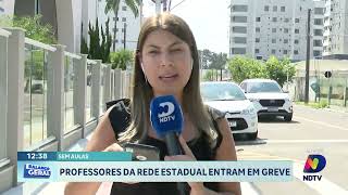 Greve dos Professores: Paralisação na Rede Estadual de Ensino de SC