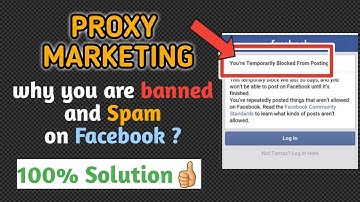Proxy Mareting amazon | why facebook temporary  banned posting | 100% Solution | Maadi tv urdu