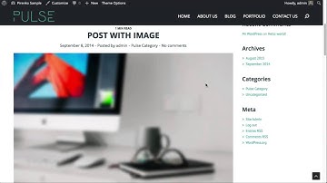 Pulse WordPress Theme - One-click install