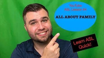 Learn ASL Quick!! YouTube Lesson #4