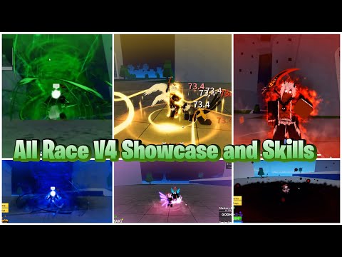 Ranking & Showcasing All Race V4 In Blox Fruits!