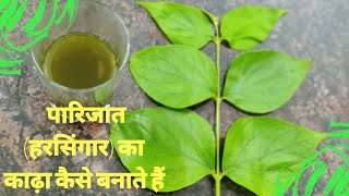 पारिजात (हरसिंगार) का काढ़ा | Parijat ka kadha kaise banate hain | harsingar ka kadha kaise banaye |