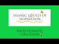Islamic quotes  naqs quranic education