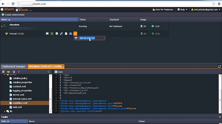 Remote Monitoring with JMX Tools in Jelastic Cloud: VisualVM