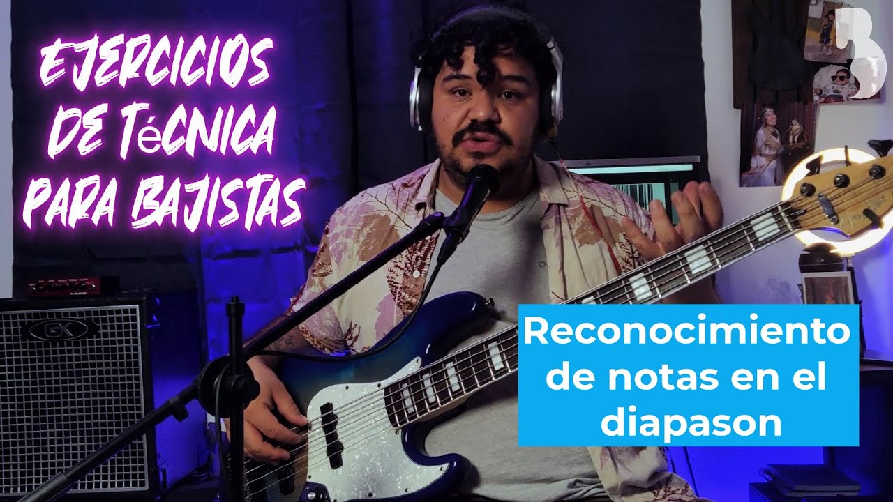 EJERCICIOS DE TÉCNICA PARA BAJISTAS | ¿CÓMO ENCONTRAR LAS NOTAS EN EL BAJO? | RECONOCIMIENTO DE NOTA