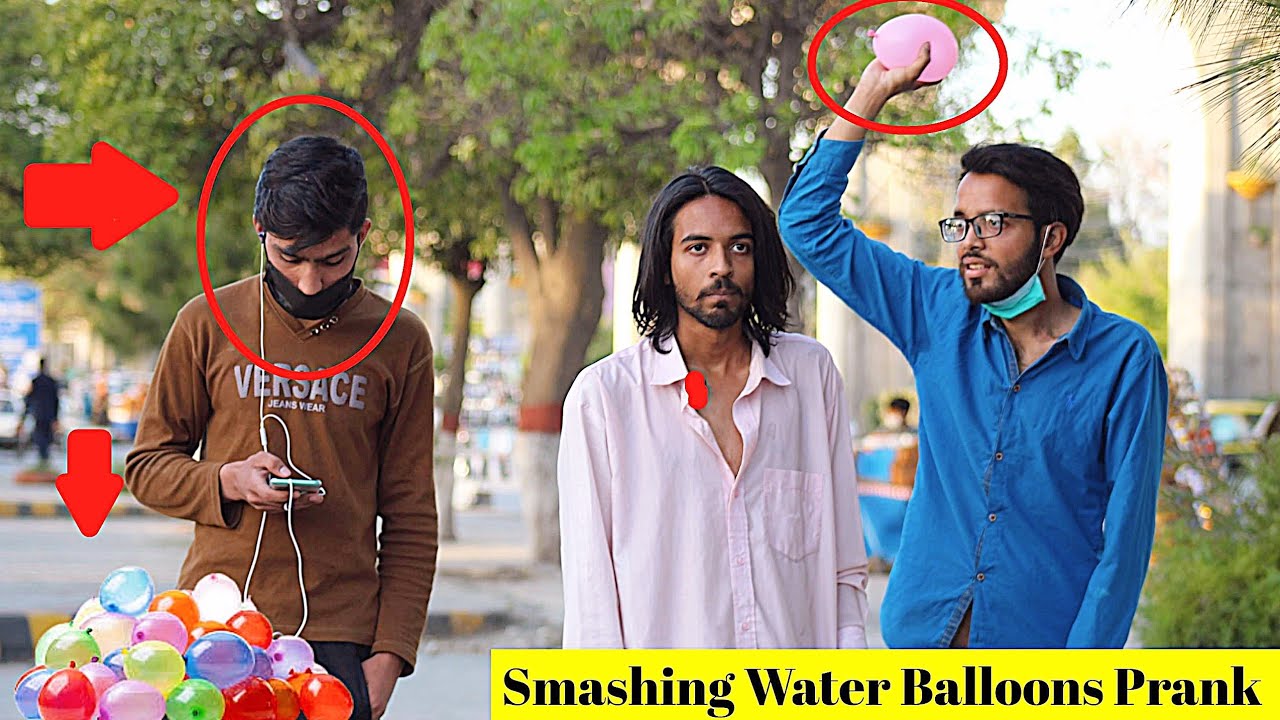 Smashing Water Balloons Prank ||  Part 2  || Prank In Pakistan || SillyPrankTv