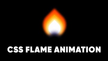 CSS Flame animation | CSS Animation | UI design | fire animation