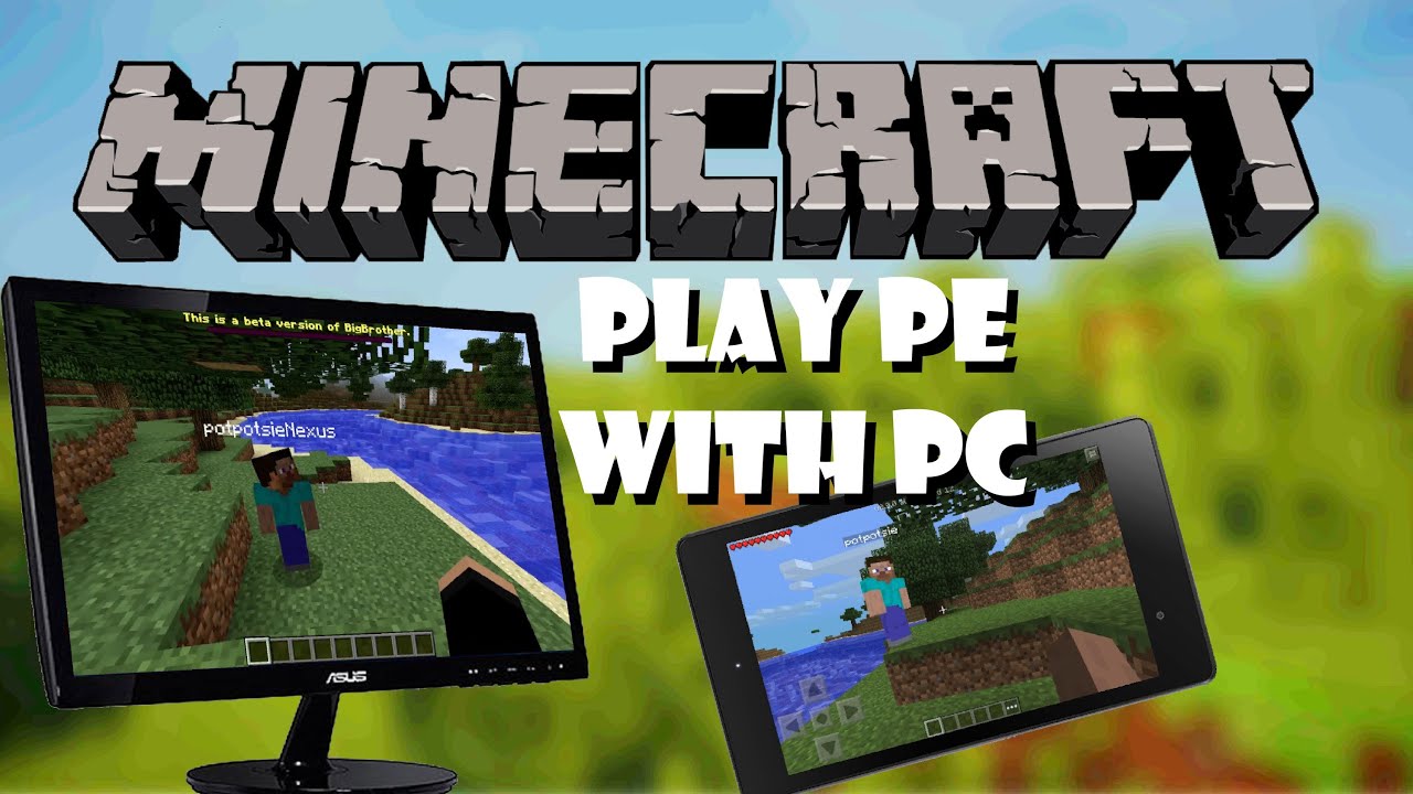 Can PE Minecraft play with PC?