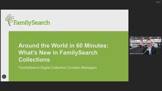 Around the World in 60 Minutes: What's New in FamilySearch Collections