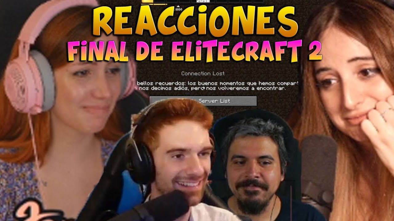 TODAS LAS REACCIONES AL FINAL DE ELITECRAFT 2 | ELITETV